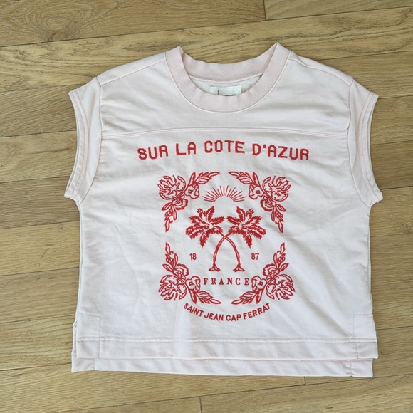 NEW By Anthropologie Embroidered Côte d'Azur Top Small - Picture 4 of 7